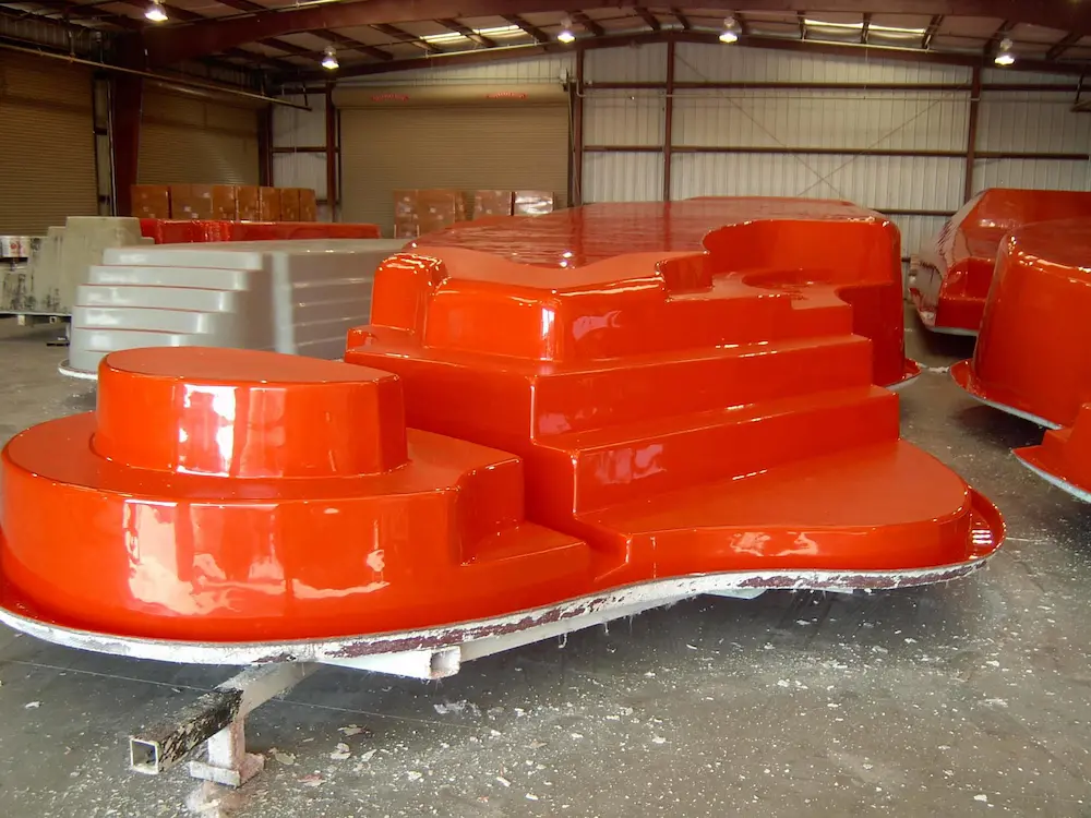 San Juan fiberglass pool manufacturing process
