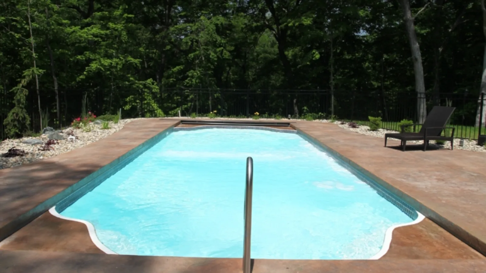 Fiberglass pool installation in Hardin County, Ohio